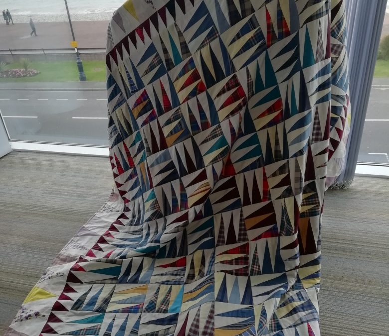 Last week Liz brought in her beautiful American quilt to inspire us.